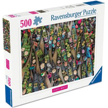 Puzzle 500 pièces - Marché Flottant, Indonésie