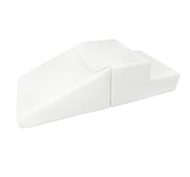 Set de 2 grands blocs en mousse blanc - Velinda
