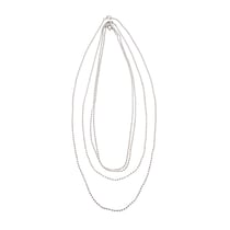 Chaîne à boules, 1,5mm ø, argent, 60cm, 1 pce.