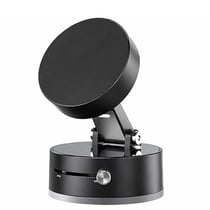 Avizar Support Magnétique pour Smartphone Rotatif avec Ventouse pour Voiture et Bureau Noir