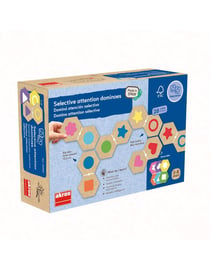 Akros - Jeux de Domino - Attention Sélective " Formes et Couleurs" - Dès 3 ans
