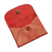 MINI POCHETTE BOUTON PRESSION - CUIR Julo - 11,5x8,5 cm