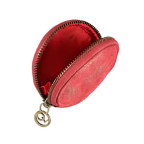 PORTE-MONNAIE ROND - CUIR Julo - 9x9x4 cm