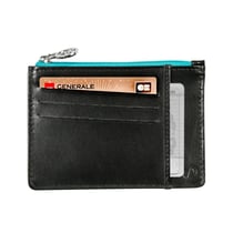 PORTE-CARTES / MONNAIE - CUIR Holi - 13,2x9,5x0,2 cm