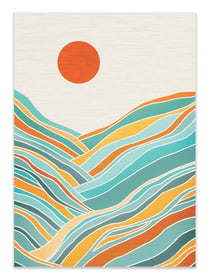 Affiche 30 x 40 cm - Sunset Landscape - Kristian Gallagher