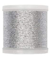 Fil à broder Métallisé N° 40 - 200M - Rico Design Argent Gris