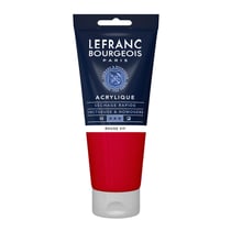 Peinture acrylique - Rouge vif - 396 - Fine - Lefranc Bourgeois - Tube 200ml