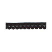Bobine 25m élastique lingerie 12mm Noir 12mm