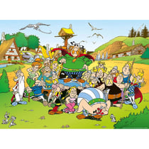 Puzzle le village d'astérix - obélix et chien idéfix - les romains - 500 pièces - collection dessin animé - 141975