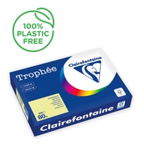 Ramette de papier Clairefontaine - 500 feuilles - Jonquille - A4 - 80g