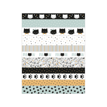 3 feuilles de masking tape "Terrazzo cat" ARTEMIO