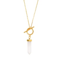 Collier Pendule Cristal de roche - Omsaé