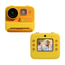 Appareil Photo Enfant Instantané 48MP Écran 2 Pouces Double Objectif Jaune Jaune YONIS