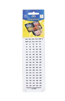 ETIQUETTES AUTOCOLLANTES N° FILS MOULINÉS DMC