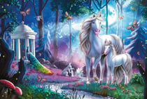 Puzzle 200 pièces - La Licorne et son Poulain - Schmidt Spiele