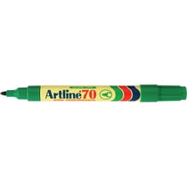 Lot de 12 marqueurs permanents pointe conique 1,5 mm - ARTLINE - Vert - 70