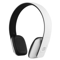 Casque Audio Bluetooth Universel Pour Smartphones Et Tablettes Son Cristal Blanc YONIS