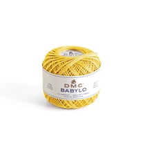 Fil à crocheter Babylo Gross. 10 - Col. 973 - Jonquille