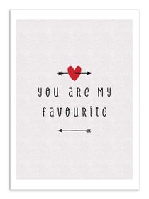 Affiche - You are my favorite - Orara Studio