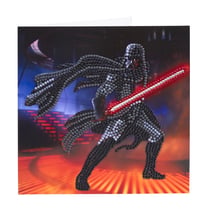 STAR WARS Dark Vador carte à diamanter 18x18cm Crystal Art