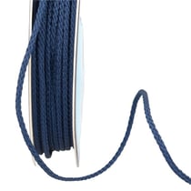 Bobine 30m cordelière polyester 2mm bleu marine