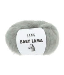 Pelote de laine BABY LAMA - Lang Yarns - Fil noble, moelleux et isolant thermique 0072 bleu