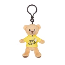 Peluche - Porte-clés Ours "Maillot Vainqueur Étape jaune" 10 cm - Peluche Officielle du Tour de France