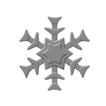 Rayher - Perforatrice à embosser empreinte relief Flocon de neige