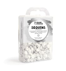 SEQUIN INCURVE BLANC MAT L010