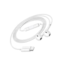 Mayaxess Écouteurs Filaires USB-C pour Xiaomi 15 Ultra avec Micro intégré Blanc