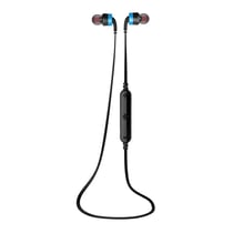 Ecouteurs Bluetooth Sport Sans Fil Avec Micro Et Réduction De Bruit Bleu YONIS