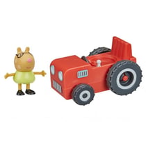 Le petit tracteur de peppa pig - 1 figurine pedro poney - peppa le cochon - univers miniature - HASBRO