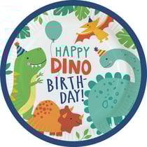 8 Assiettes - Happy Dino Party