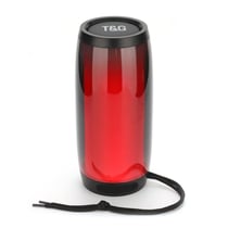 Enceinte Bluetooth Portable 1800mAh LED Colorée Compatible Tous Appareils Son 360° Noir YONIS
