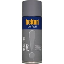 Bombe de peinture - Gris graphite - Tous supports - Belton Perfect! - 400ml