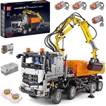 Camion à benne basculante RC avec excavatrice