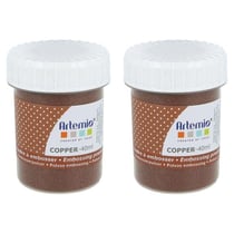 Poudre à embosser 80 ml - Cuivré