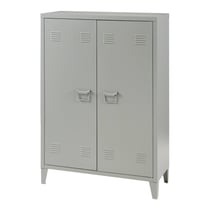 Casier de bureau métallique à 2 portes 110 x 75 x 33