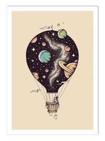 Affiche 50 x 70 cm -  Interstellar journey - Enkel Dika by The Artcicle