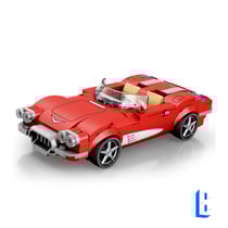 Jeux De Construction - Reobrix - La Voiture Vintage Rouge -
