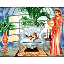 Princesse - Canevas antique Glamour 50x65cm