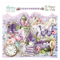 Die cuts éléments décoratifs 60 pièces MINTAY BY KAROLA LILAS GARDEN