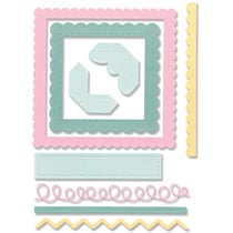 Matrices de découpe - Cadres et bordures 9 - dies Thinlits - Sizzix
