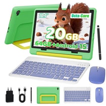 Tablette enfant KOTSREN Android 15 - Vert - 10.1 pouces