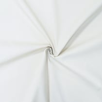 Tissu popeline de coton Blanc - designers-factory (1m x 1m46)