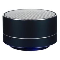 Mini Enceinte Bluetooth PortableAvec Micro Intégré Et LED Supporte Appels Mains-Libres Et Carte TF 32GB Noir YONIS