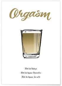 Affiche Shooter Orgasm | A3 : 29,7x42cm