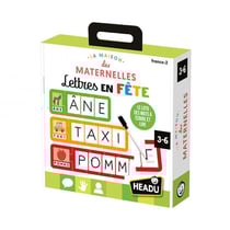 Jeu écriture et lettres Headu Lettre en fête