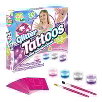 Fab-Lab Glitter Tattoos - Coffret Tatouages paillettés