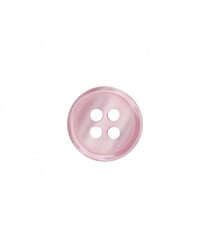 Carte de 4 boutons chemises 4 trous 12mm - Prym Rose Clair
